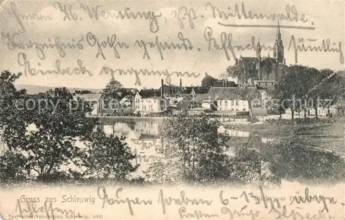 AK / Ansichtskarte Schleswig_Holstein Blick zur Kirche Schleswig_Holstein