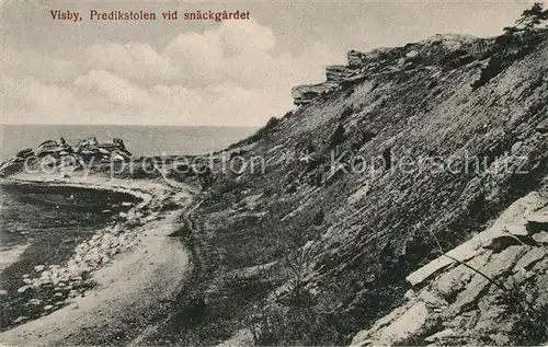 AK / Ansichtskarte Visby Prediktstolen vid Snaeckgaerdet Visby