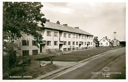 AK / Ansichtskarte Kyrkbacken Jaemshoeg Kyrkbacken