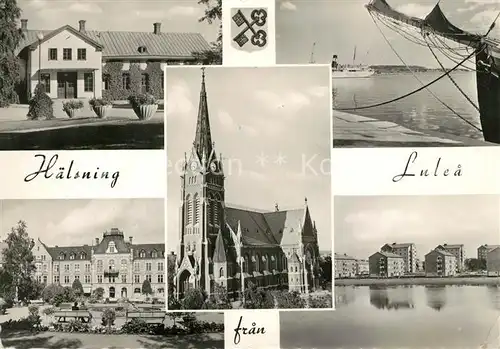 AK / Ansichtskarte Lulea Hafen Kirche  Lulea