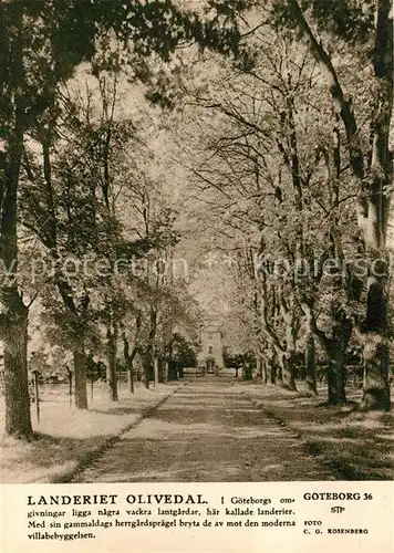AK / Ansichtskarte Goeteborg Landeriet Olivedal Goeteborg