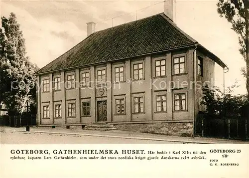 AK / Ansichtskarte Goeteborg Gathenhielmska Huset Goeteborg