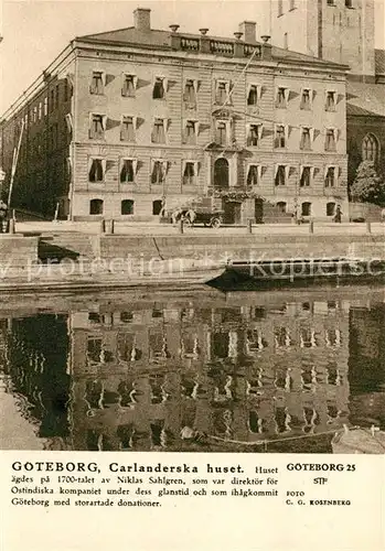 AK / Ansichtskarte Goeteborg Carlanderska huset Goeteborg