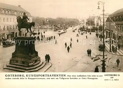 AK / Ansichtskarte Goeteborg Kungsportsavenyen Goeteborg