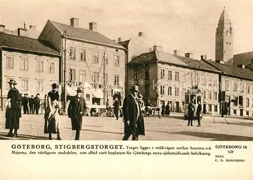 AK / Ansichtskarte Goeteborg Stigbergstorget Goeteborg