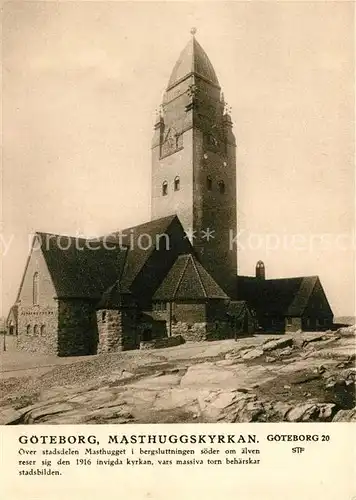 AK / Ansichtskarte Goeteborg Masthuggskyrkan Goeteborg