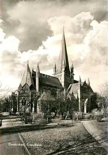 AK / Ansichtskarte Trondheim Domkirchen Trondheim