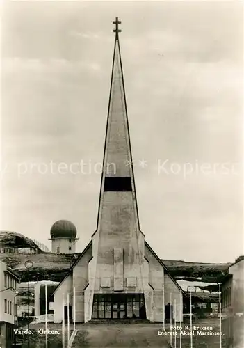 AK / Ansichtskarte Norwegen_Norge Vardo Kirken Norwegen Norge