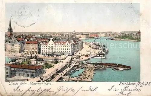 AK / Ansichtskarte Stockholm Katrinahissen Stockholm