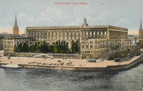 AK / Ansichtskarte Stockholm Koenigliches Schloss Stockholm