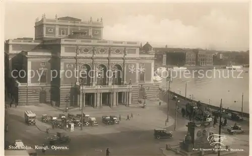 AK / Ansichtskarte Stockholm Koenigliche Oper Stockholm