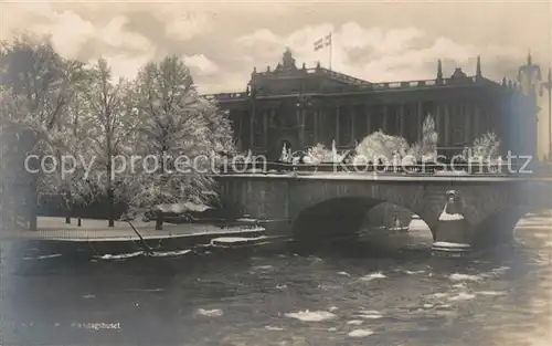AK / Ansichtskarte Stockholm Rigsdaghuset Stockholm