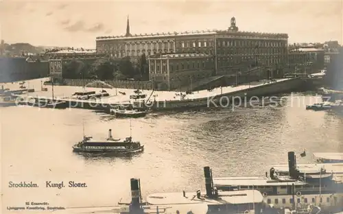 AK / Ansichtskarte Stockholm Koengliches Schloss Stockholm