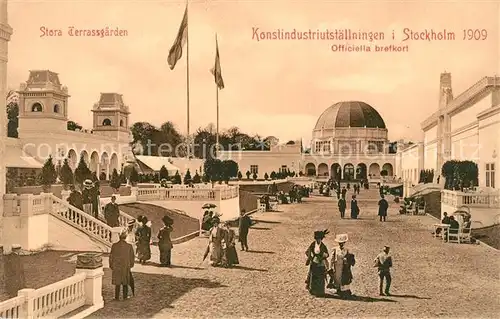 AK / Ansichtskarte Stockholm Stora Terrassgaerden Konstindustriutstaellningen Stockholm
