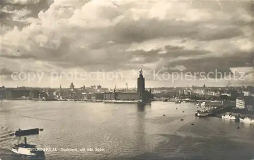 AK / Ansichtskarte Stockholm Stadshuset Soeder Stockholm