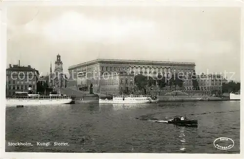 AK / Ansichtskarte Stockholm Koenigliches Schloss Stockholm