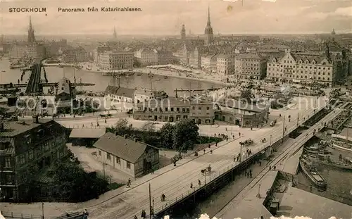 AK / Ansichtskarte Stockholm Panorama Katarinahissen Stockholm