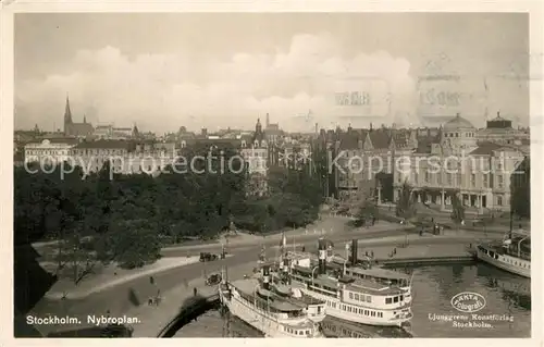 AK / Ansichtskarte Stockholm Nybroplan Stockholm