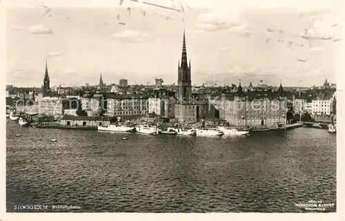 AK / Ansichtskarte Stockholm Riddarholmen Stockholm