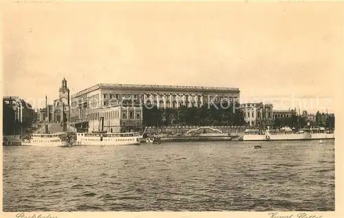 AK / Ansichtskarte Stockholm Koenigliches Schloss Stockholm