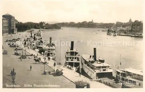 AK / Ansichtskarte Stockholm Soedra Blasieholmshammen Stockholm