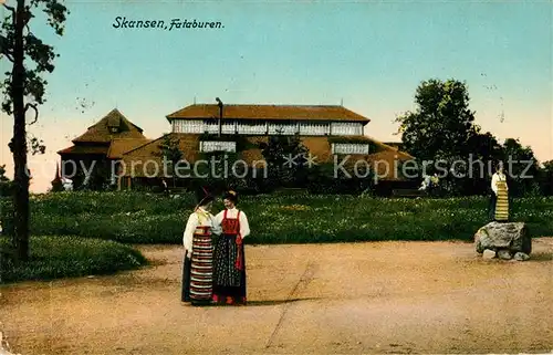 AK / Ansichtskarte Skansen Fataburen Skansen