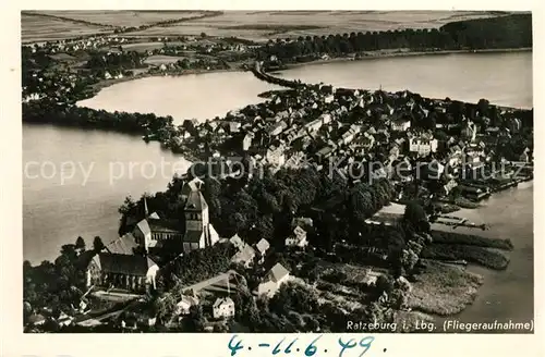 AK / Ansichtskarte Ratzeburg Fliegeraufnahme Ratzeburg