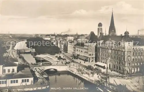 AK / Ansichtskarte Malmoe Norra Vallgatan Malmoe