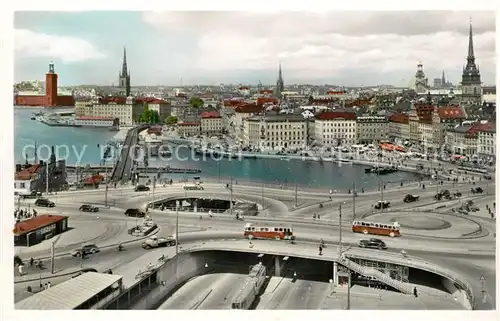 AK / Ansichtskarte Stockholm Panorama von Katarinahissen Stockholm