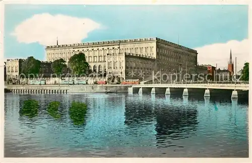 AK / Ansichtskarte Stockholm Schloss  Stockholm