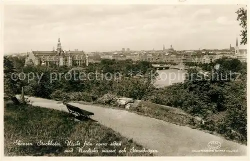 AK / Ansichtskarte Skansen Nordiska Museet Strandvaegen Panorama Skansen