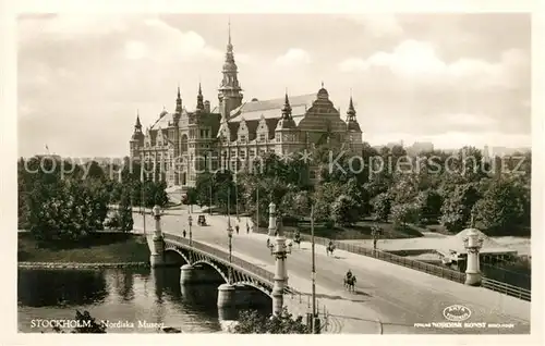 AK / Ansichtskarte Stockholm Nordiska Museet Stockholm