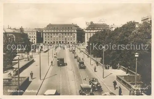 AK / Ansichtskarte Stockholm Norrbro Stockholm