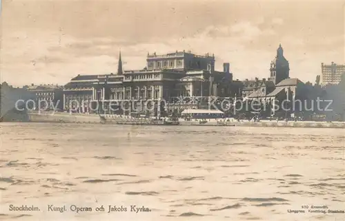 AK / Ansichtskarte Stockholm Oper Jakobs Kyrka Stockholm