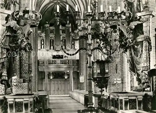 AK / Ansichtskarte Stockholm Storkyrkan Orgel Stockholm