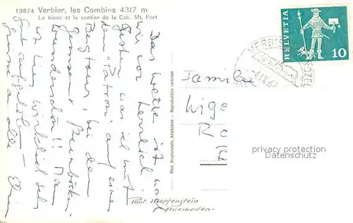 AK / Ansichtskarte Verbier Les Combins  Verbier