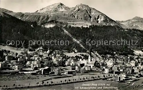 AK / Ansichtskarte Davos_Platz_GR Schatzalpbahn Schiahoerner Davos_Platz_GR