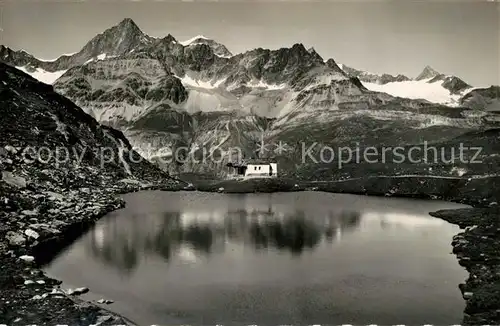 AK / Ansichtskarte Zermatt_VS Schwarzsee Gabelhoerner Weisshorn Zermatt_VS