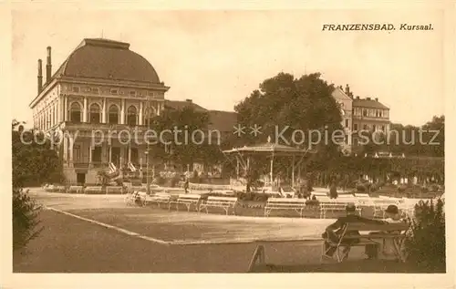 AK / Ansichtskarte Franzensbad_Tschechien Kursaal Franzensbad_Tschechien