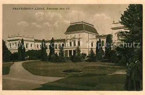 AK / Ansichtskarte Frantiskovy_Lazne Lazensky dum IV Frantiskovy_Lazne