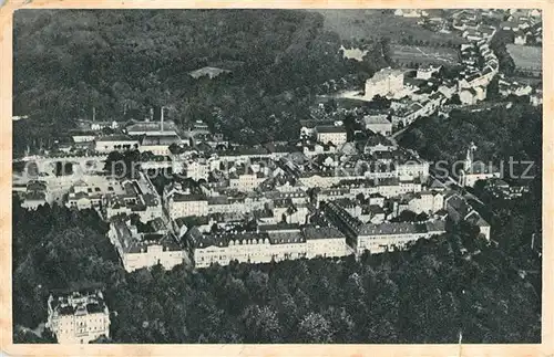 AK / Ansichtskarte Franzensbad_Tschechien Fliegeraufnahme Franzensbad_Tschechien