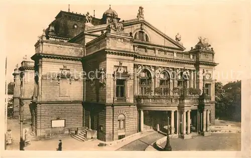 AK / Ansichtskarte Pilsen_Tschechien Stadttheater Pilsen Tschechien