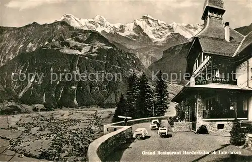AK / Ansichtskarte Interlaken_BE Grand Restaurant Harderkulm Interlaken_BE