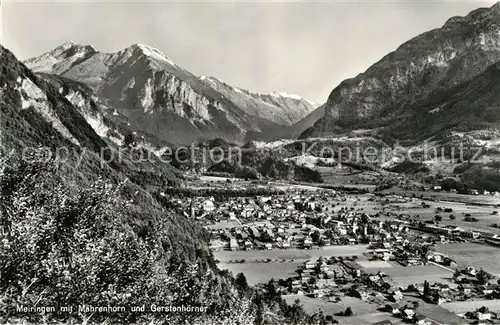 AK / Ansichtskarte Meiringen_BE Maehrenhorn Gerstenhoerner Meiringen BE