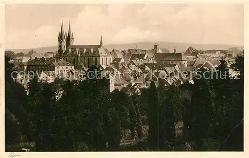 AK / Ansichtskarte Cheb_Eger Muenster 