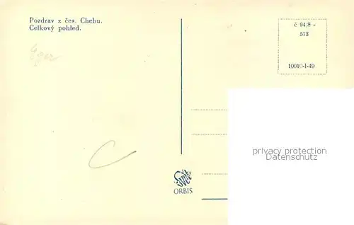 AK / Ansichtskarte Cheb_Eger Panorama 