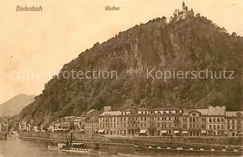 AK / Ansichtskarte Bodenbach Tetschen_Boehmen Weiher Panorama Bodenbach Tetschen Boehmen