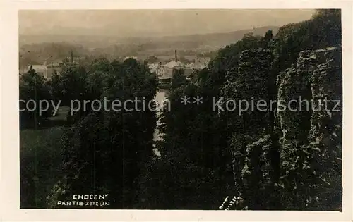 AK / Ansichtskarte Chocen Panorama Chocen