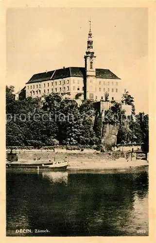 AK / Ansichtskarte Decin Schloss  Decin