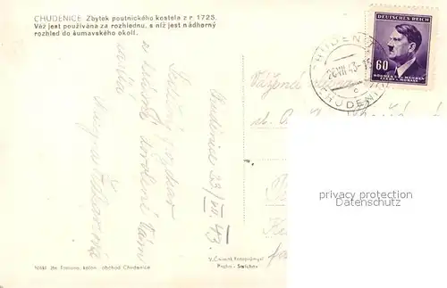 AK / Ansichtskarte Chudenice_Chudenitz Panorama 